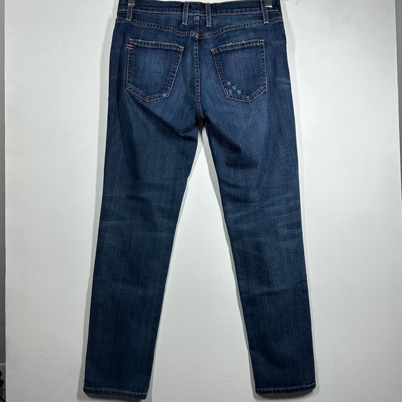 Current Elliot X HATCH Boyfriend Maternity Jeans Women's 26 Blue Side Stretch - Picture 4 of 8